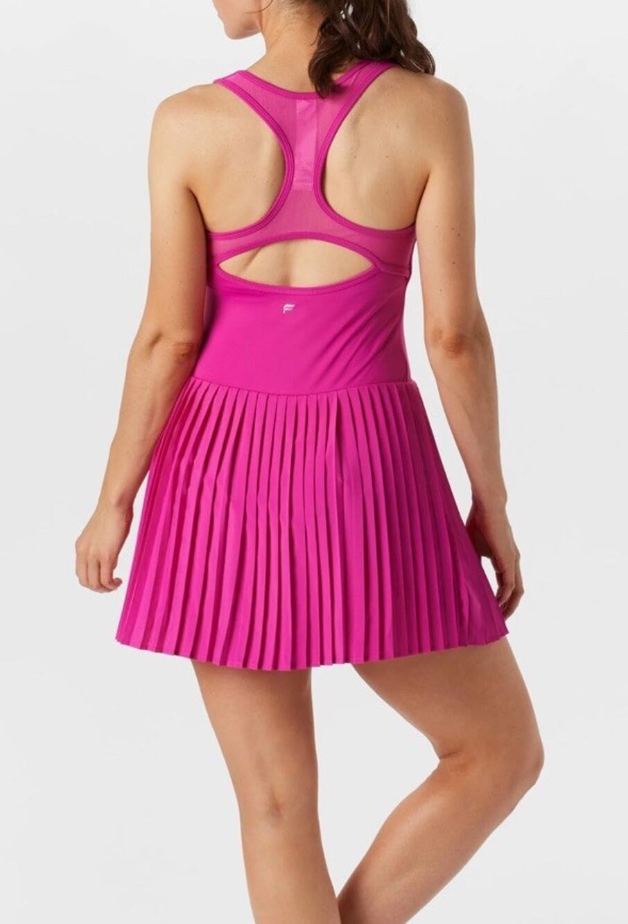 Fabletics Hot Shot Pleated Dress Women Size M Hot Pink Tennis Athletic Skort